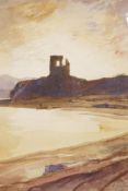 Sir David Young Cameron R.A. (Scottish, 1865-1945), 'Aros Castle', the Isle of Mull, c.1930s,