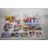 A large collection of original 'Lego System' pieces and manuals (all loose), together with a