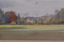 J. Violet Bank, Altamont, Co Carlow, Ireland, watercolour, signed and dated 1929, 14" x 10"