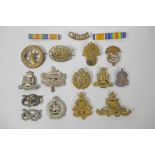 A quantity of assorted British Forces and other service badges