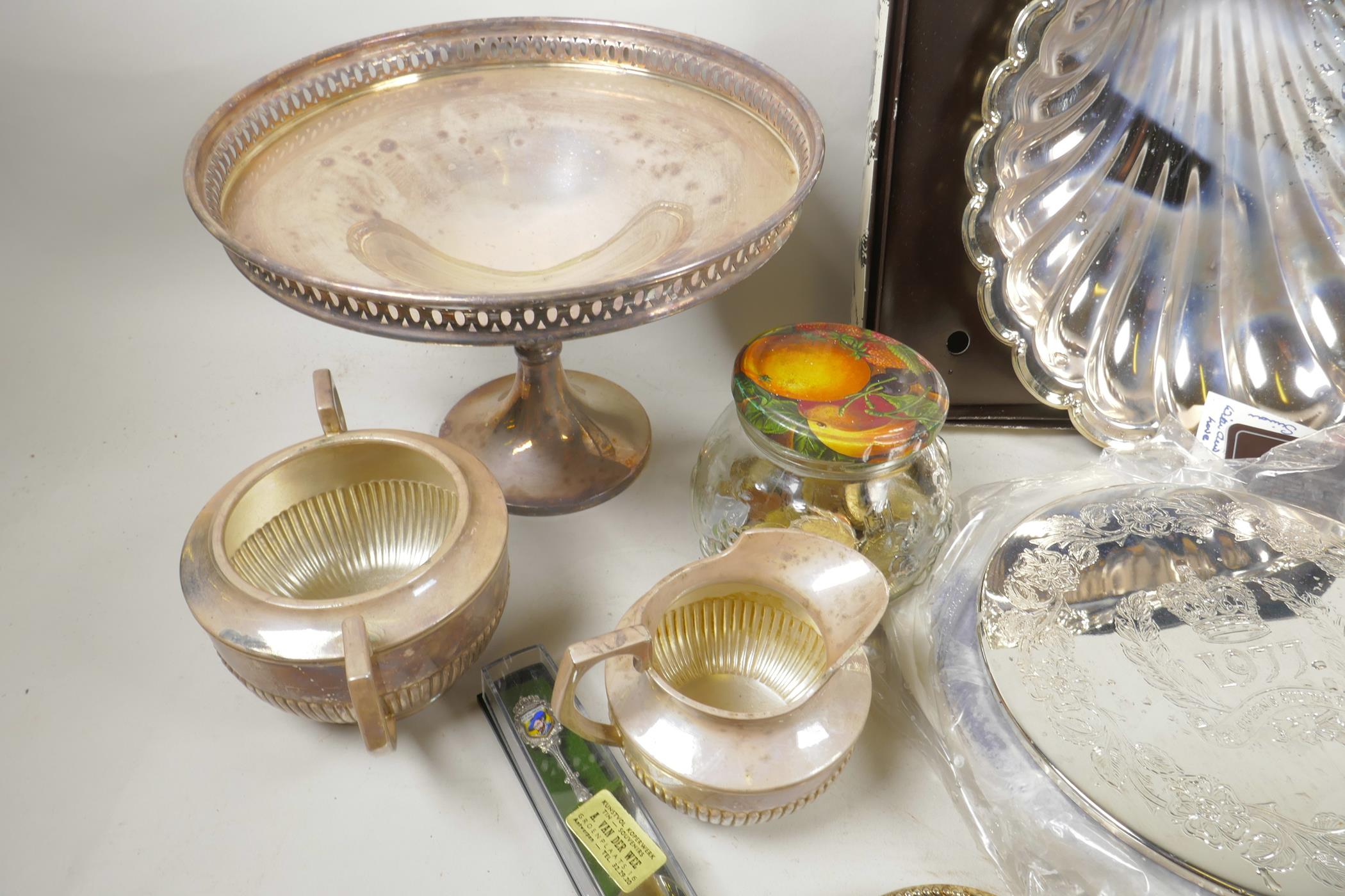 Various silver plated items - Image 2 of 5