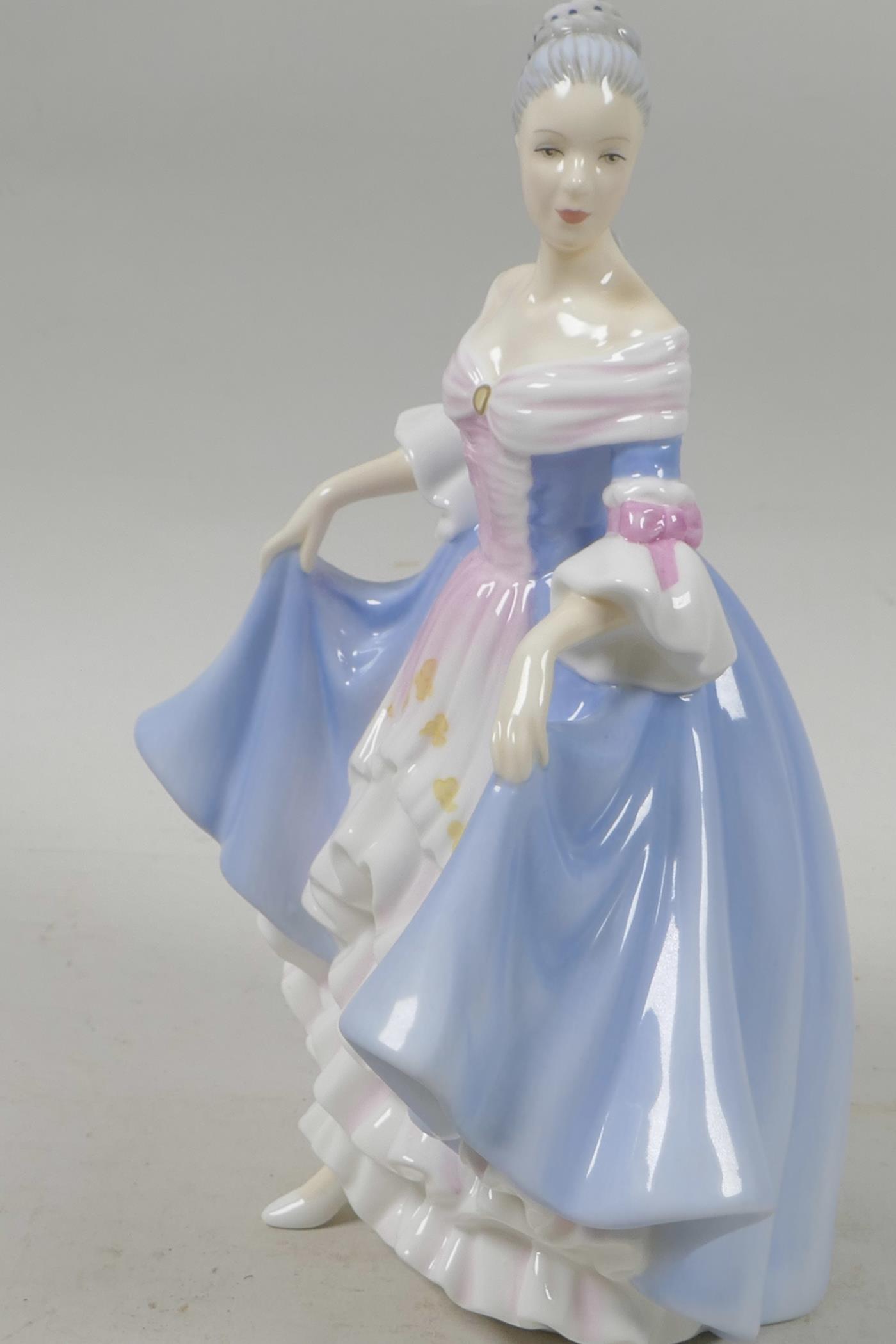 A boxed Royal Doulton figurine, 'Southern Belle', 7" high - Image 2 of 4