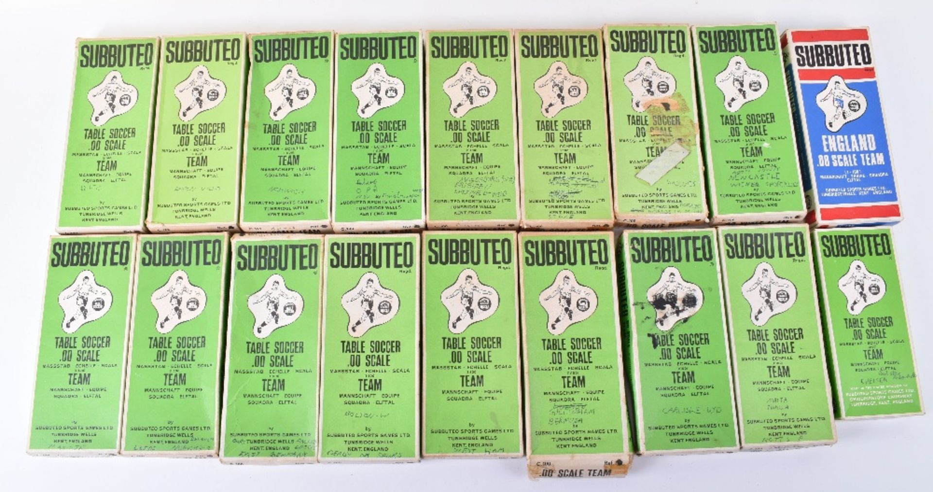 Twenty Two Boxed Subbuteo Football Teams - Image 2 of 4