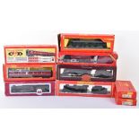 Boxed Hornby Railways and Tri-Hornby locomotives and coache