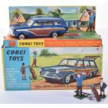 Corgi Toys boxed 440 Ford Consul Cortina Super Estate with golfer and caddie