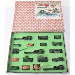 Scarce Triang Minic Push and Go Army Presentation Set