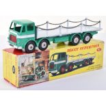 Dinky Supertoys 935 Leyland Octopus Flat Truck with Chains, Scarce grey plastic wheel hubs version