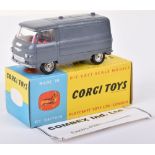 Scarce Promotional Corgi Toys 462 Commer Van "Combex" - this promotional issue van is in dark grey