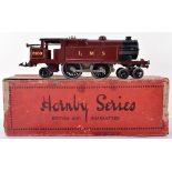 Boxed Hornby Series 0 gauge c/w No.2 4-4-2 LMS Special Tank locomotive