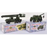 Two Boxed Dinky Supertoys Military Models