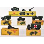 Boxed Dinky Military vehicles