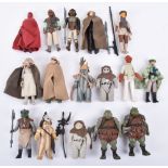 Sixteen Loose 1980’s 1st /2nd & 3rd Wave Vintage Star Wars Figures