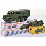 Two Boxed Dinky Toys Military Models