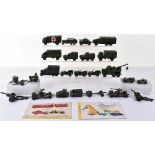 Collection of Military Dinky Toys vehicles