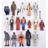 Seventeen Loose 1st & 2nd Wave Vintage Star Wars Figures