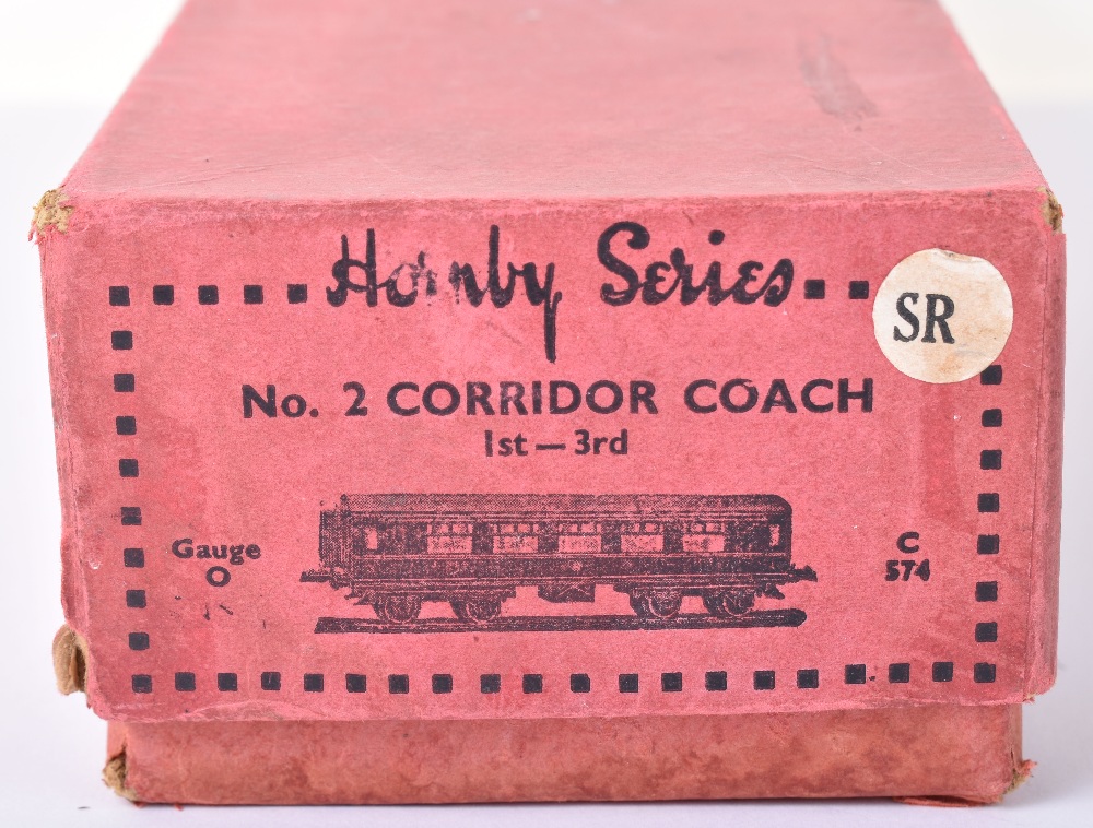 Hornby 0 Gauge Pre-war No.2 SR 3rd Class Corridor Coach - Image 3 of 3