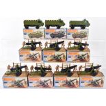 Ten Military Matchbox Superfast Boxed Models