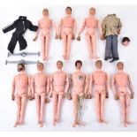 Quantity of Vintage Action Man Dolls/Uniforms