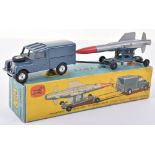 Corgi Toys Gift Set No 3 “Thunderbird” Guided Missile On Assembly Trolley and R.A.F. Land-Rover