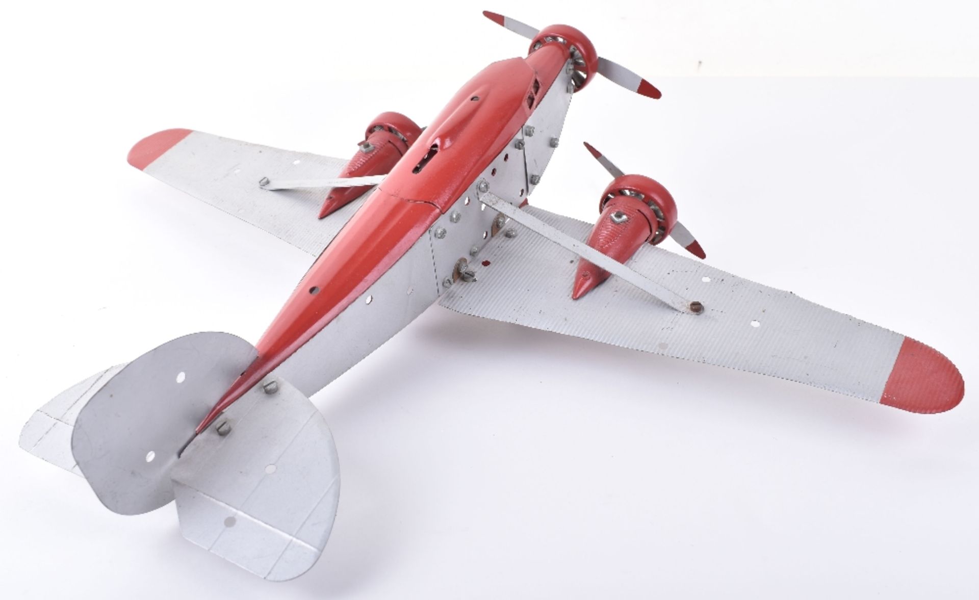 Scarce French Meccano Constructor Tri Motors Junkers Aeroplane - Image 3 of 4