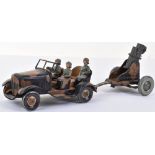 Tipp & Co tinplate Clockwork German Army Kúbelwagen