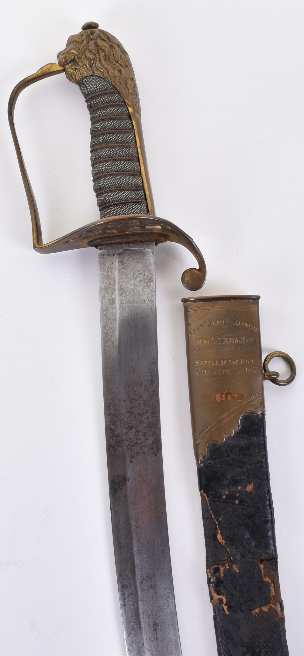 The sword of Captain James Molineaux Royal Navy c.1800