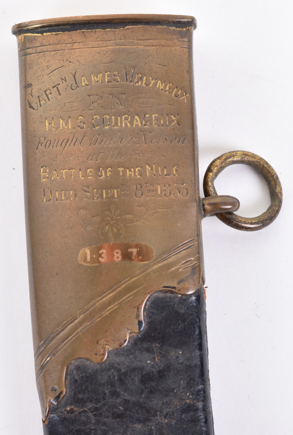 The sword of Captain James Molineaux Royal Navy c.1800 - Image 2 of 8