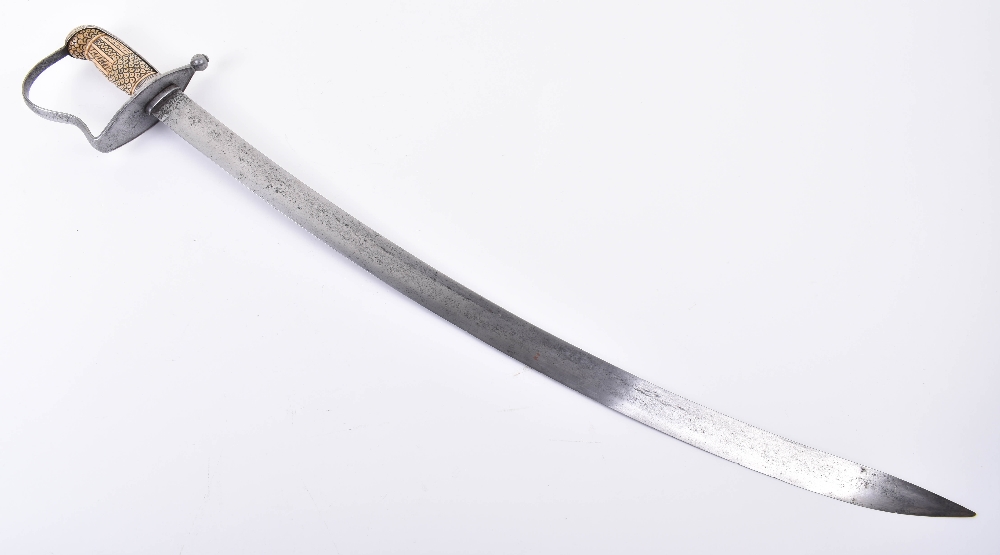 ^ Very unusual Indian Cavalry officer's "second option" sword of 1796 pattern type - Image 12 of 13