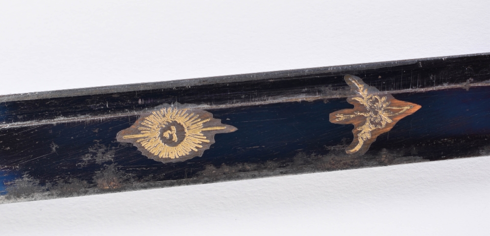 ^ Rare French officer’s sword spadroon in the English manner (à monture à l’anglais) c.1800 probably - Image 8 of 10