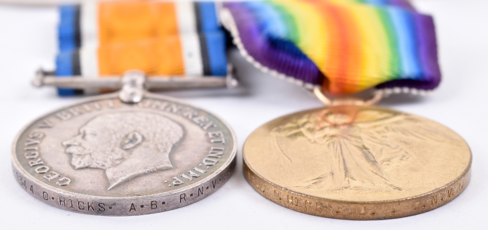 Unusual Great War Royal Naval Volunteer Reserve Medal Pair with League of Neutral Countries Medal - Image 2 of 3
