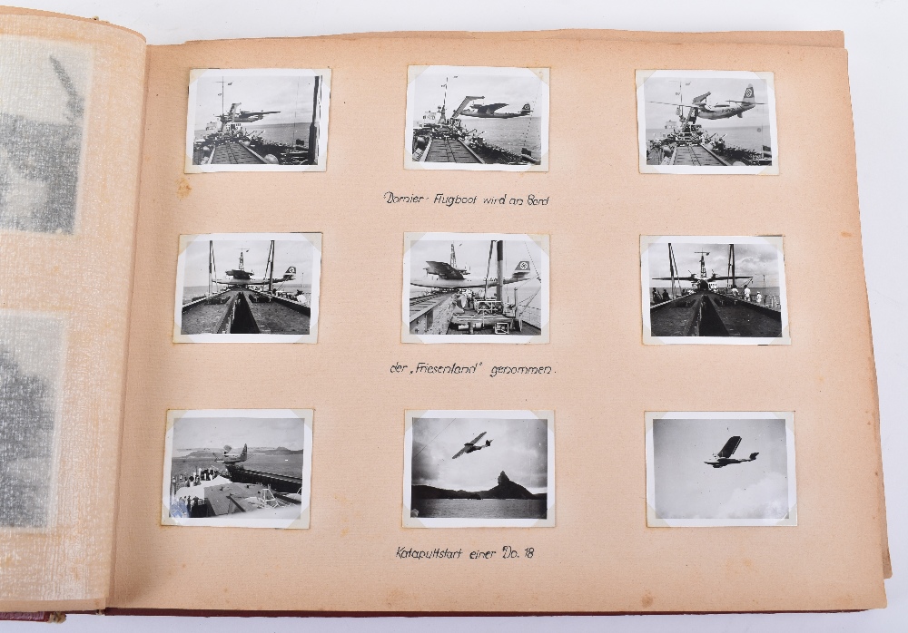 Outstanding and Historically Interesting Luftwaffe Photograph Album, Log Book and Soldbuch of Observ - Image 46 of 96