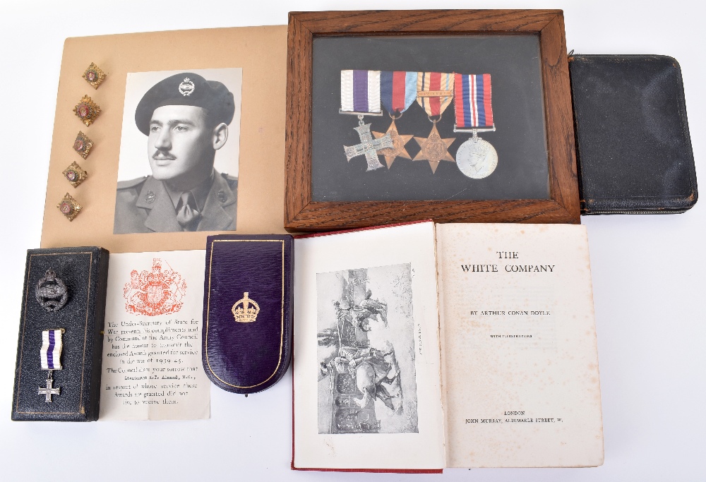 WW2 Battle of El Alamein Casualty Military Cross Medal Group of Four of Lieutenant A T Almond 46th (