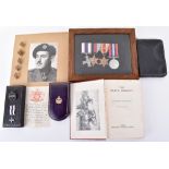 WW2 Battle of El Alamein Casualty Military Cross Medal Group of Four of Lieutenant A T Almond 46th (