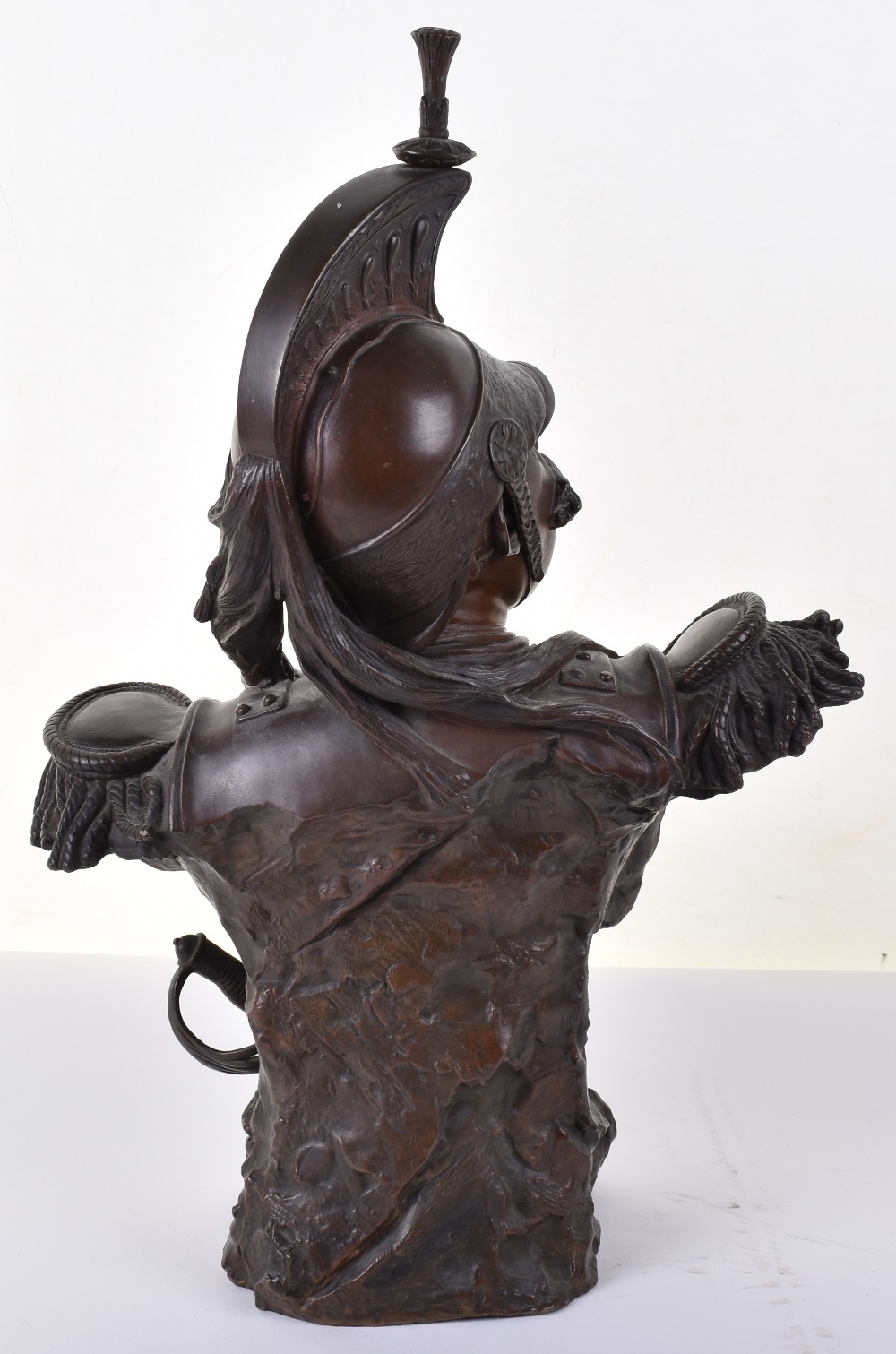 Fine Bronze Sculpture by Adolph Maubach of a French Cuirassier Officer - Image 9 of 13