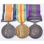 Great War and Iraq Operations Medal Group of Three 8th (Post Office Rifles) London Regiment & Rifle
