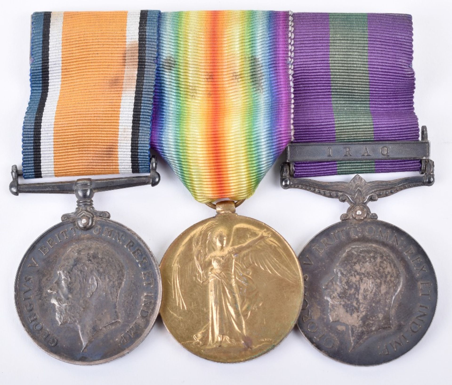 Great War and Iraq Operations Medal Group of Three 8th (Post Office Rifles) London Regiment & Rifle