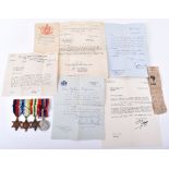 WW2 Merchant Navy Mentioned in Despatches Medal Group of Four of Second Officer A M Chapman, Who Ear