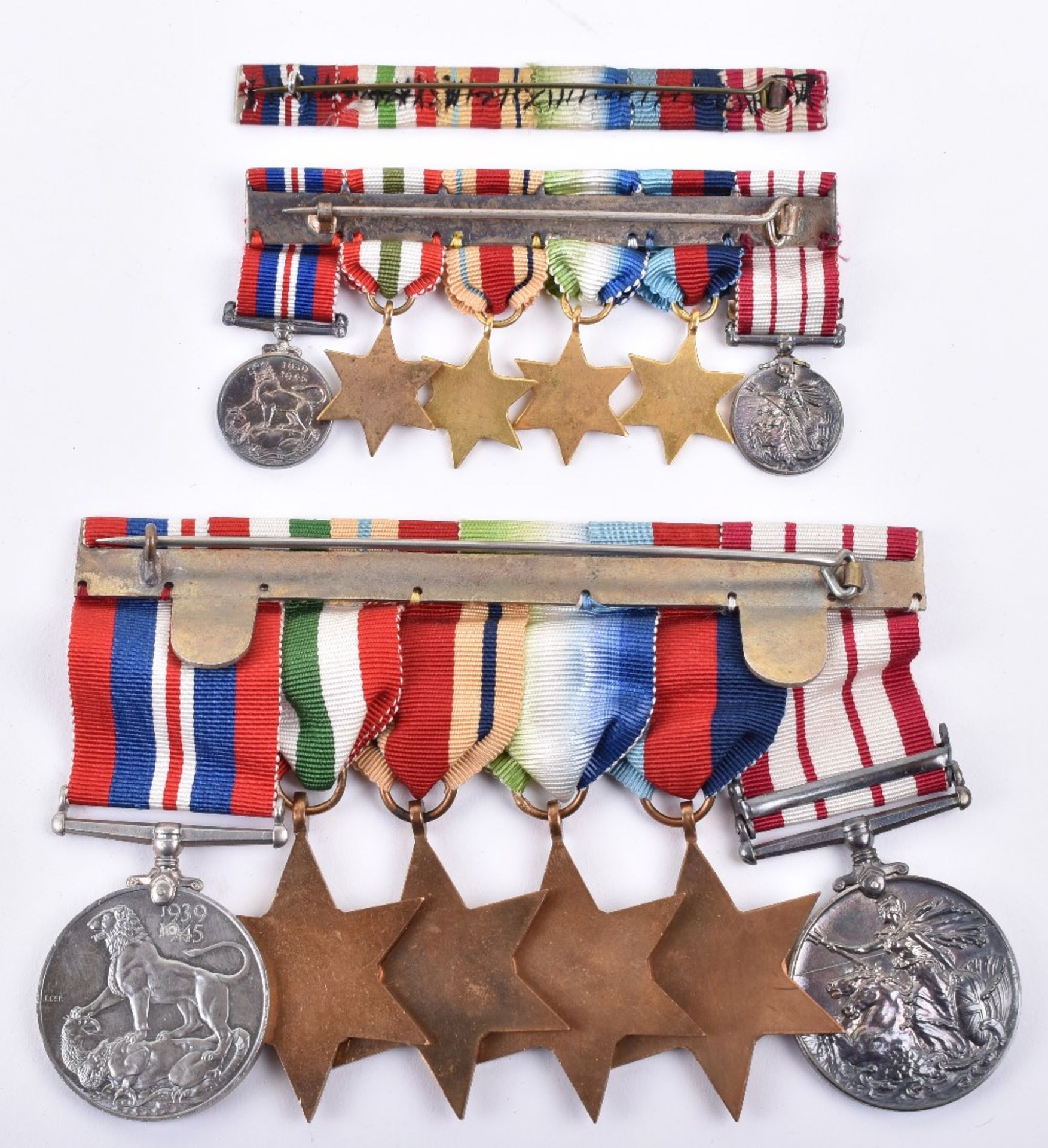 Palestine and WW2 Royal Navy Medal Group of Six Awarded to Lieutenant L W C Burch Royal Navy - Image 3 of 5