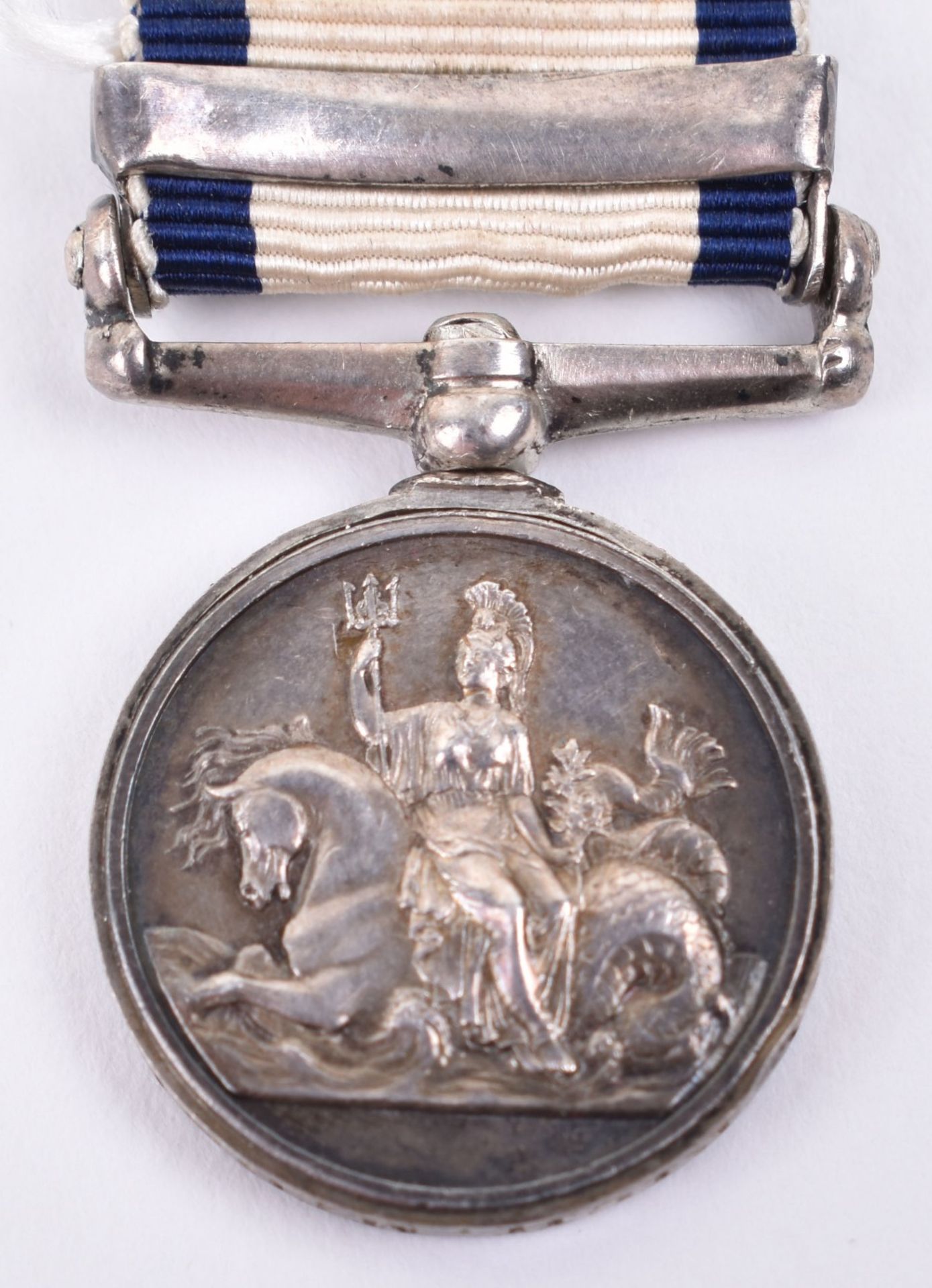 Miniature Naval General Service Medal with Clasp Trafalgar - Image 6 of 6