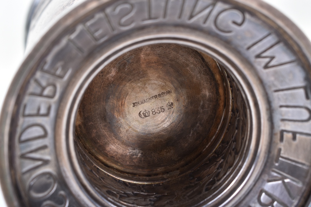 Rare Third Reich Luftwaffe Silver Honour Goblet (Ehrenpokal) and Document Grouping - Image 9 of 48