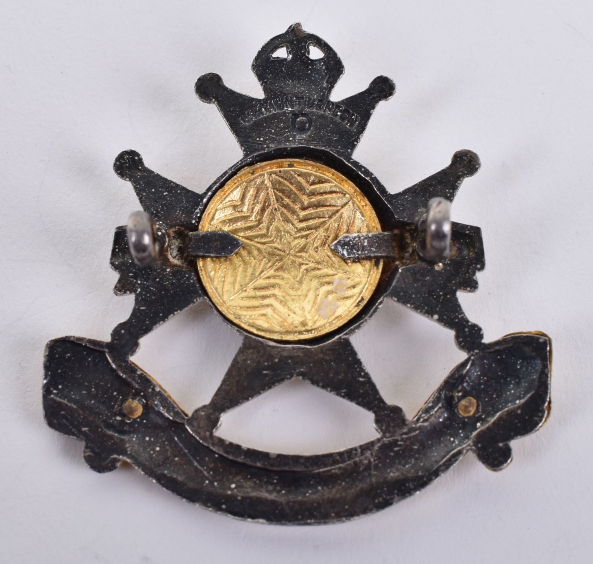 Notts & Derby Regiment Officers Cap Badge - Image 2 of 2