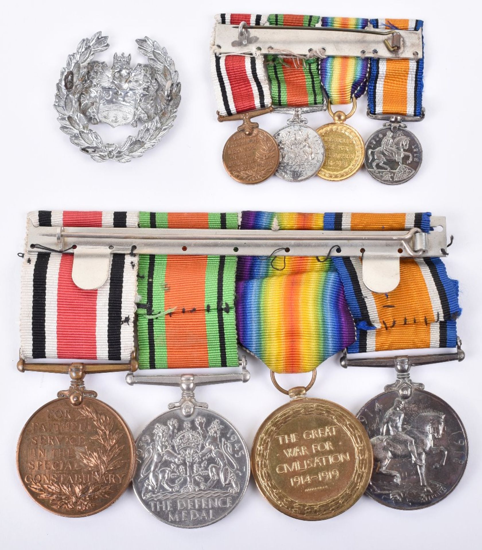 Great War and WW2 Special Constabulary Medal Group of Four - Image 4 of 4