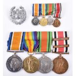 Great War and WW2 Special Constabulary Medal Group of Four