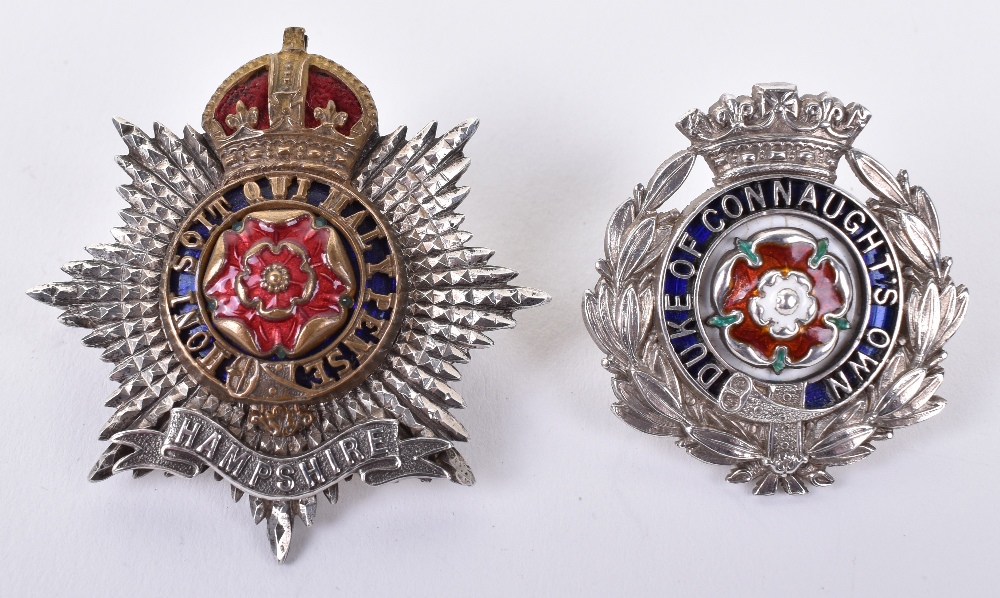 Hampshire Regiment Officers Cap Badge