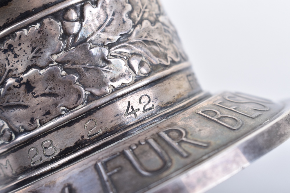 Rare Third Reich Luftwaffe Silver Honour Goblet (Ehrenpokal) and Document Grouping - Image 14 of 48