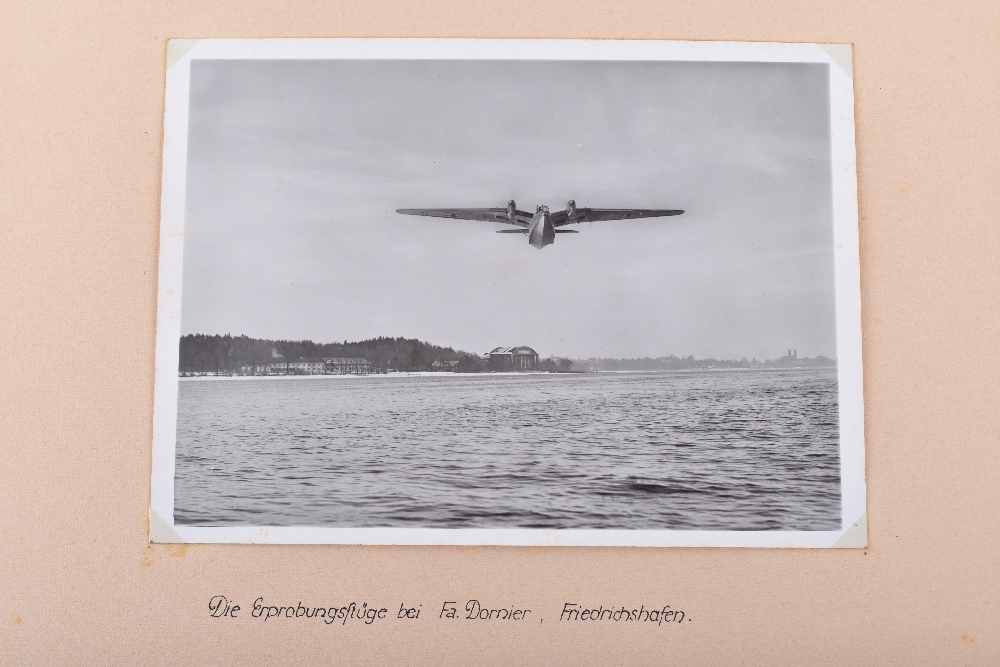 Outstanding and Historically Interesting Luftwaffe Photograph Album, Log Book and Soldbuch of Observ - Image 40 of 96