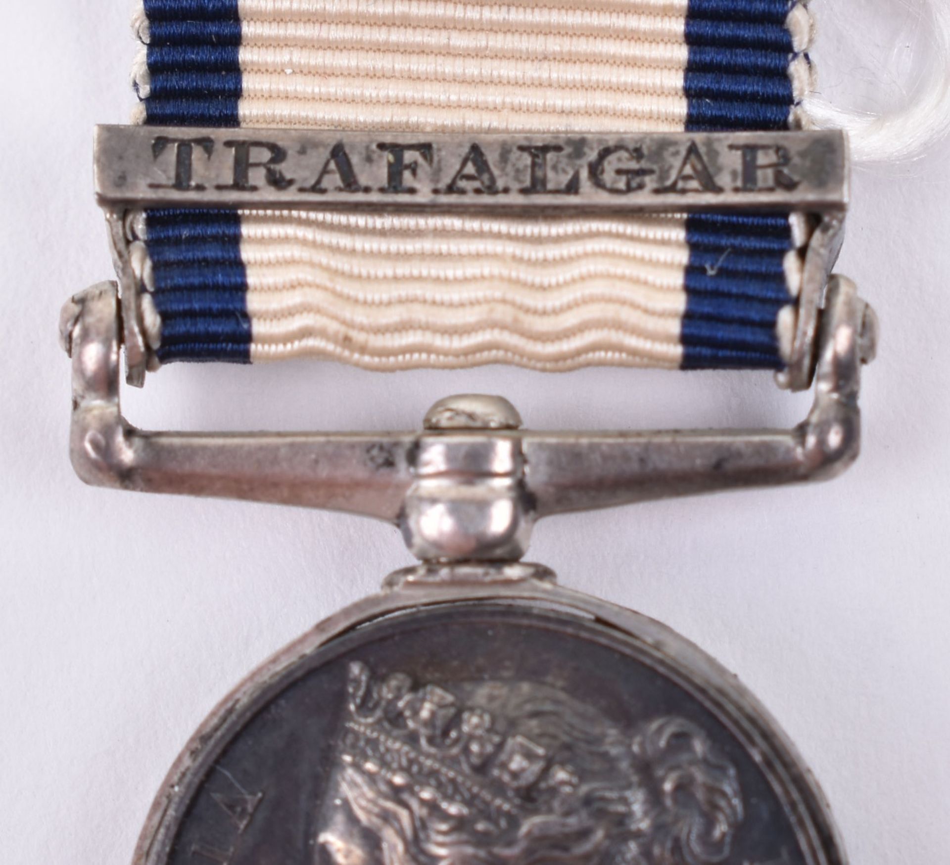 Miniature Naval General Service Medal with Clasp Trafalgar - Image 2 of 6