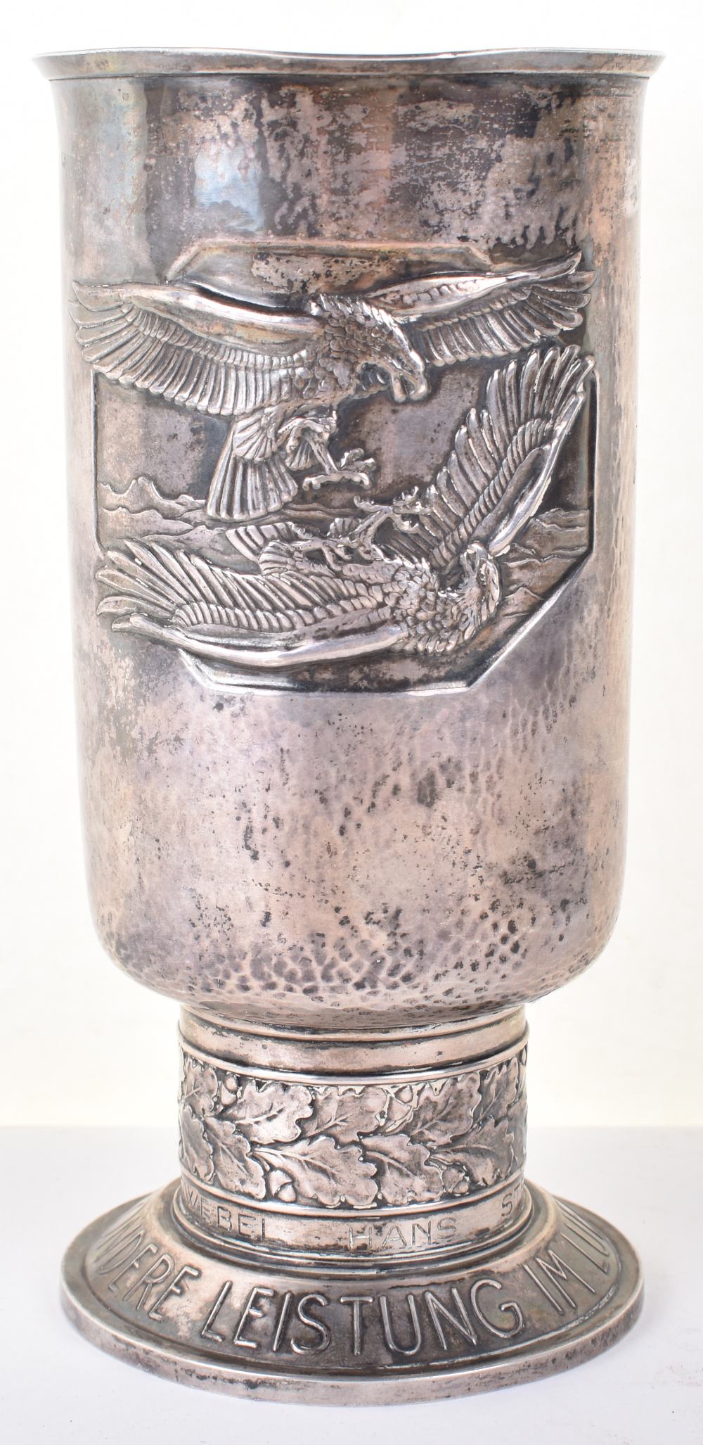 Rare Third Reich Luftwaffe Silver Honour Goblet (Ehrenpokal) and Document Grouping - Image 2 of 48