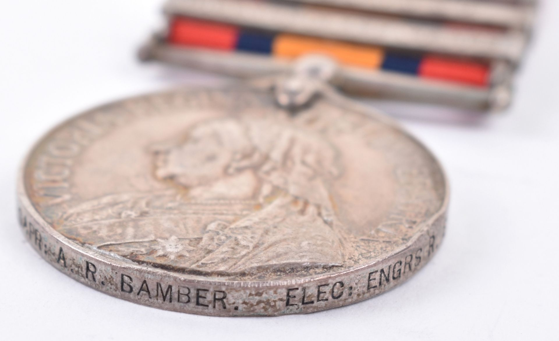 Queens South Africa Medal Electrical Engineers Royal Engineers - Image 2 of 3