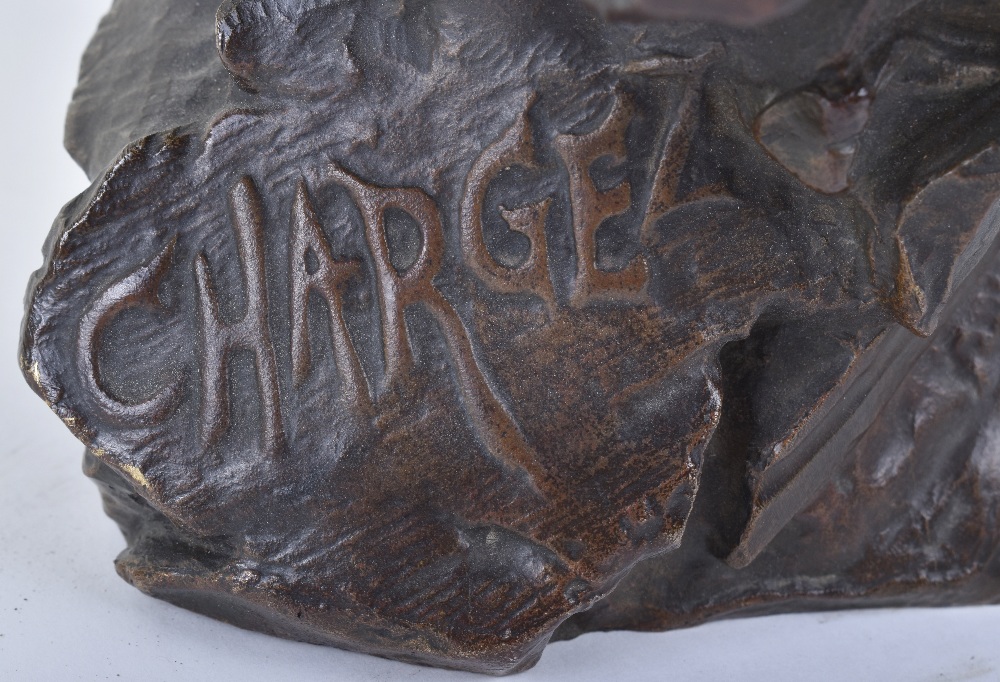 Fine Bronze Sculpture by Adolph Maubach of a French Cuirassier Officer - Image 7 of 13